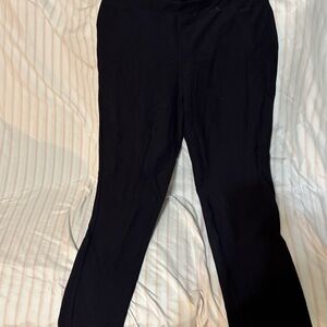 Eileen Fisher navy crepe Pants
